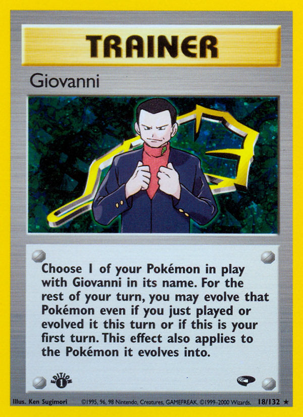 Gym Challenge Holo Giovanni #18/132 first edition
