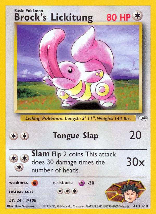Gym Heroes Brock's Lickitung #41/132 unlimited