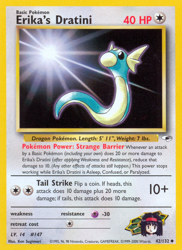 Gym Heroes Erika's Dratini #42/132 unlimited
