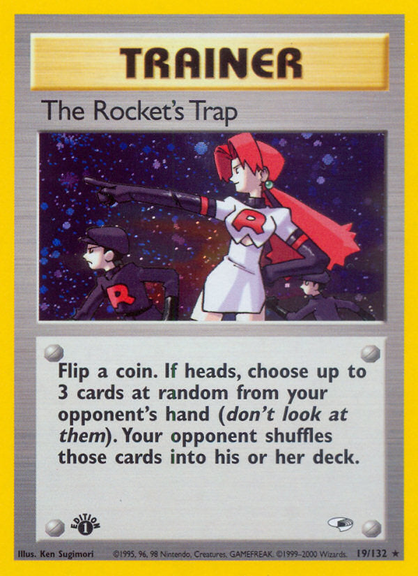 Gym Heroes Holo The Rocket's Trap #19/132 first edition