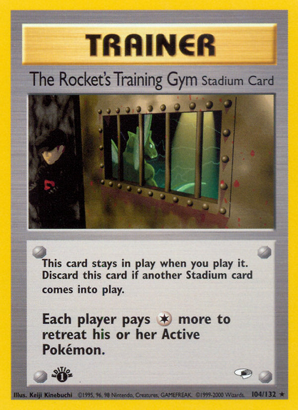 Gym Heroes Rocket's Training Gym #104/132 first edition