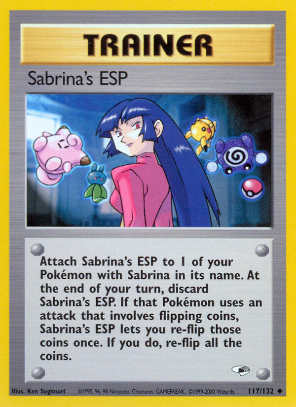 Gym Heroes Sabrina's ESP #117/132 unlimited