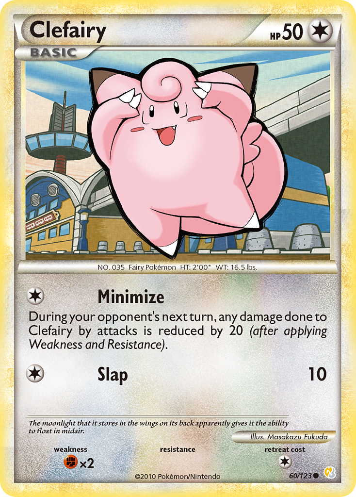 HeartGold SoulSilver Clefairy #60/123