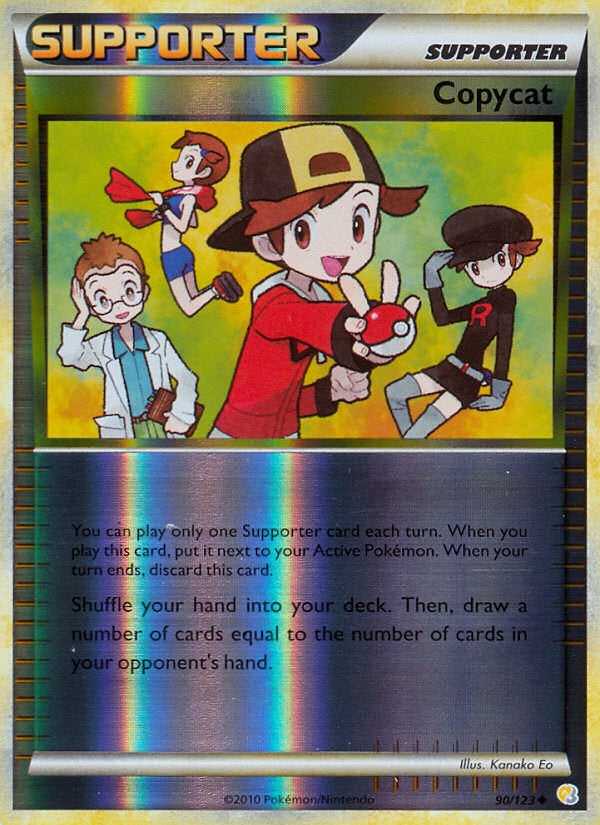 pokemon copycat card HeartGold SoulSilver Copycat #90/123 reverse holo – Kaartenverzamelen.nl