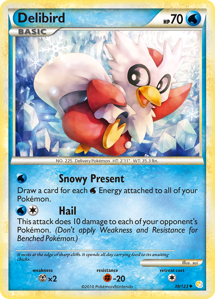 HeartGold SoulSilver Delibird #39/123