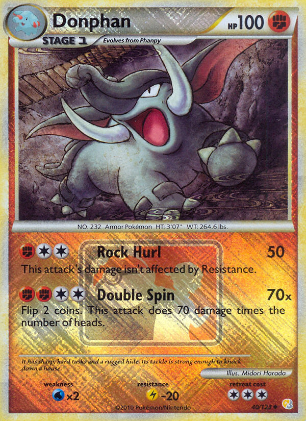 HeartGold SoulSilver Donphan #40 Promo