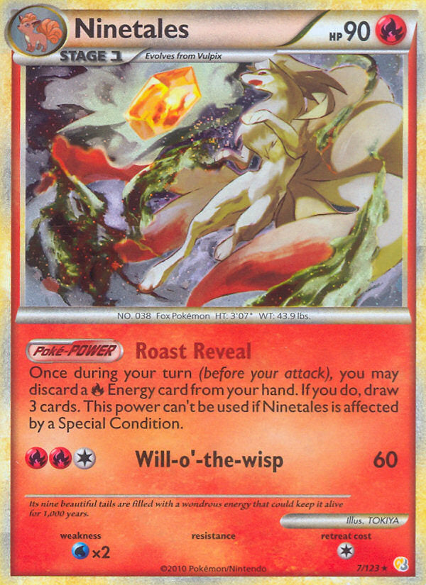 HeartGold SoulSilver Holo Ninetails #7/123 –