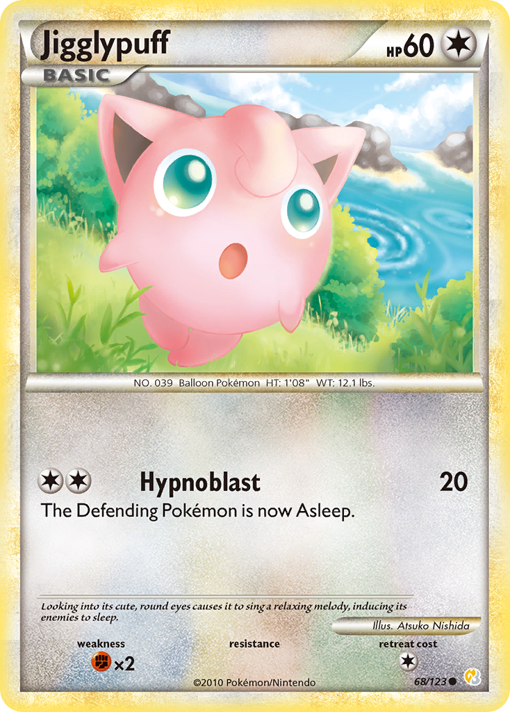 HeartGold SoulSilver Jigglypuff #68/123