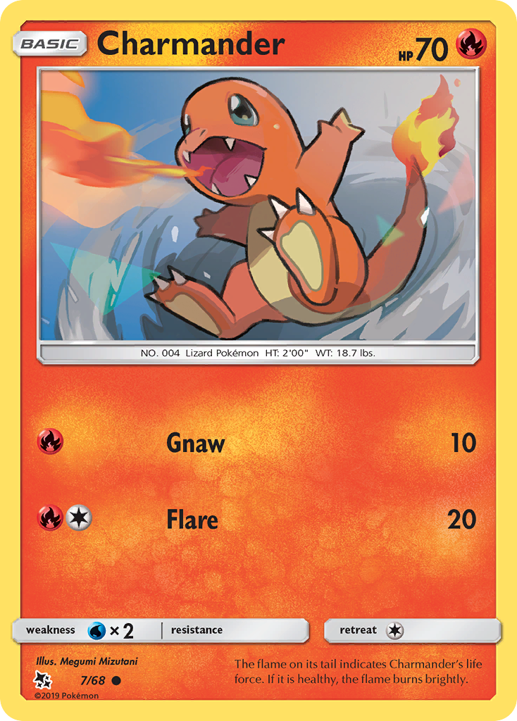 Hidden Fates Charmander #7/68