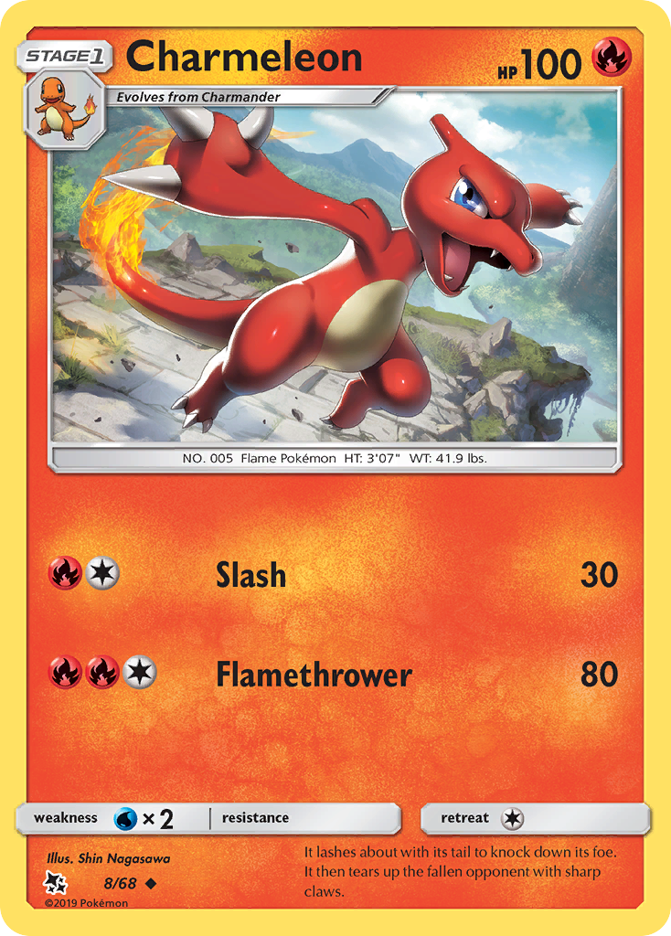 Hidden Fates Charmeleon #8/68