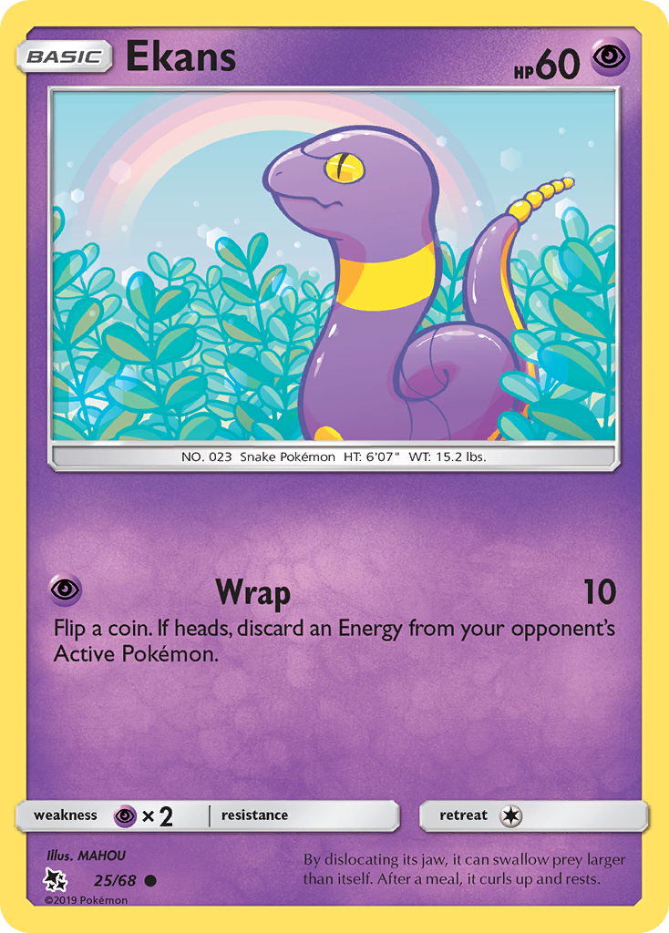 Hidden Fates Ekans #25/68