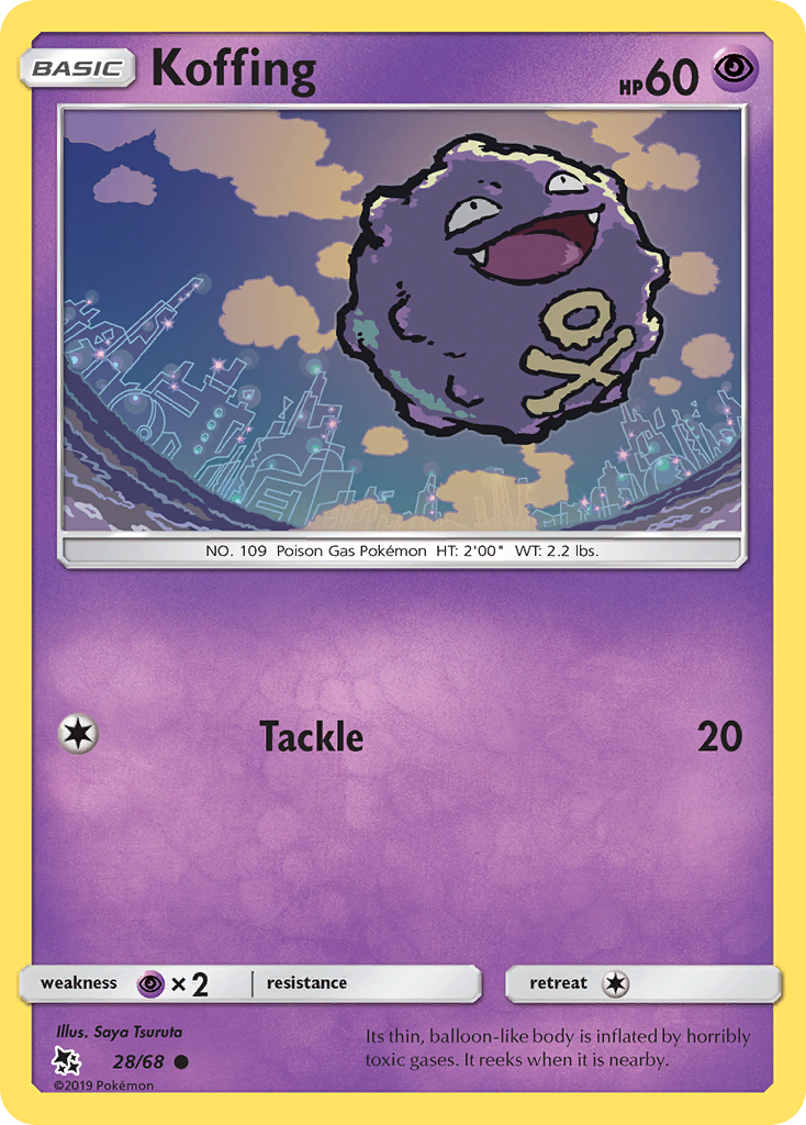 Hidden Fates Koffing #28/68