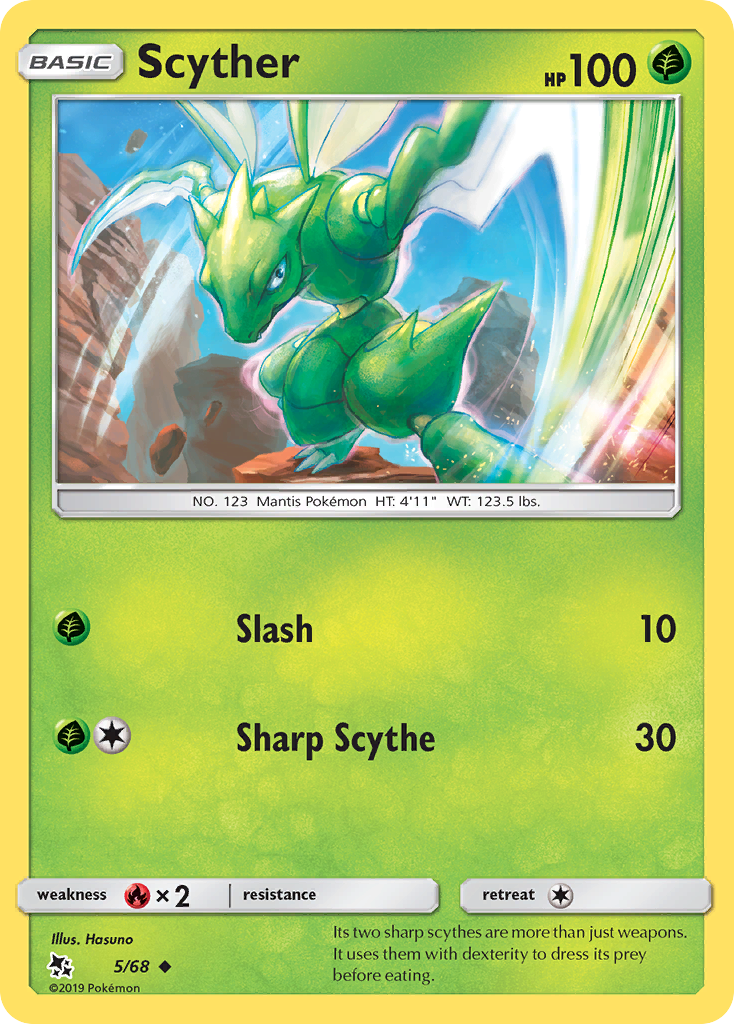 Hidden Fates Scyther #5/68