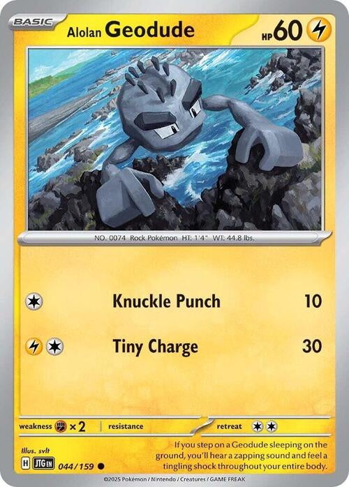 Journey Together Alolan Geodude #44/159