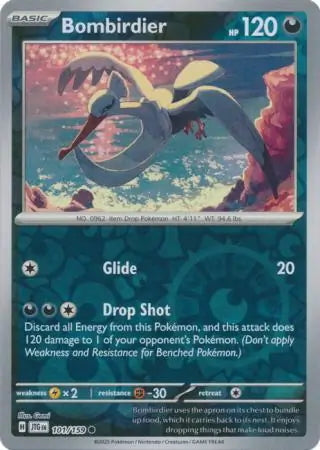 Journey Together Bombirdier #101/159 reverse holo