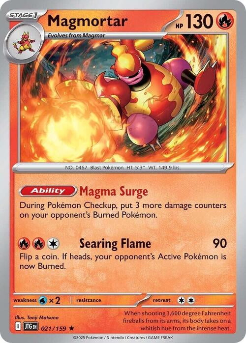 Journey Together Holo Magmortar #21/159