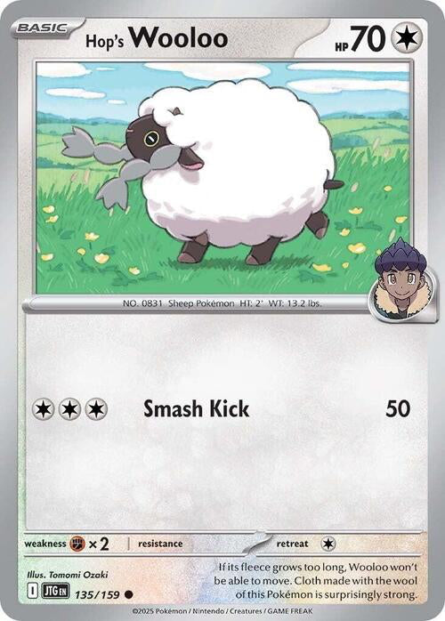 Journey Together Hop's Wooloo #135/159 –