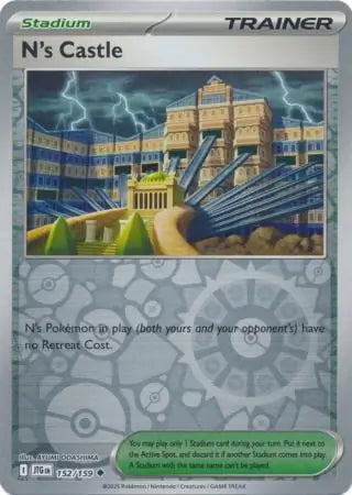 Journey Together N's Castle #152/159 reverse holo