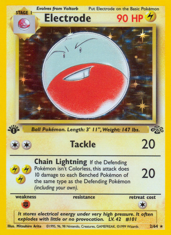 Jungle set Holo Electrode #2/64 first edition