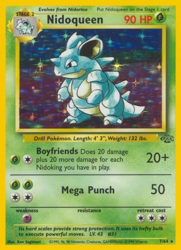 Jungle set Holo Nidoqueen #7/64 unlimited