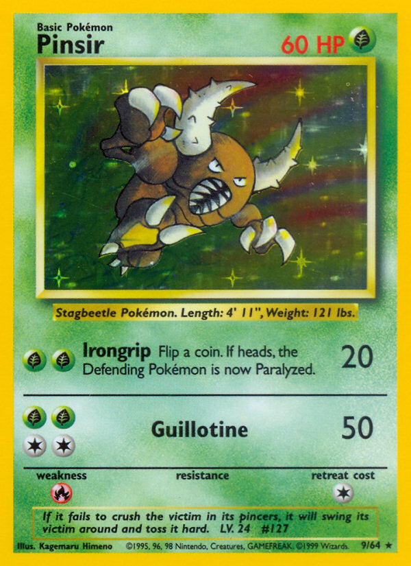 Jungle set Holo Pinsir #9/64 symbol error