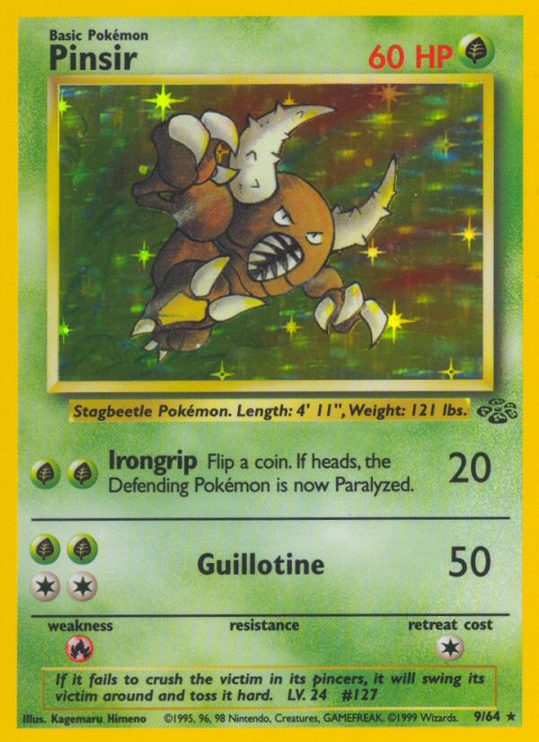 Jungle set Holo Pinsir #9/64 unlimited