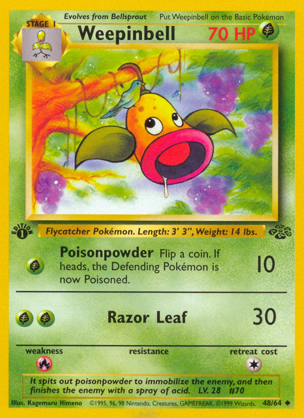 Jungle set Weepinbell #48/64 first edition