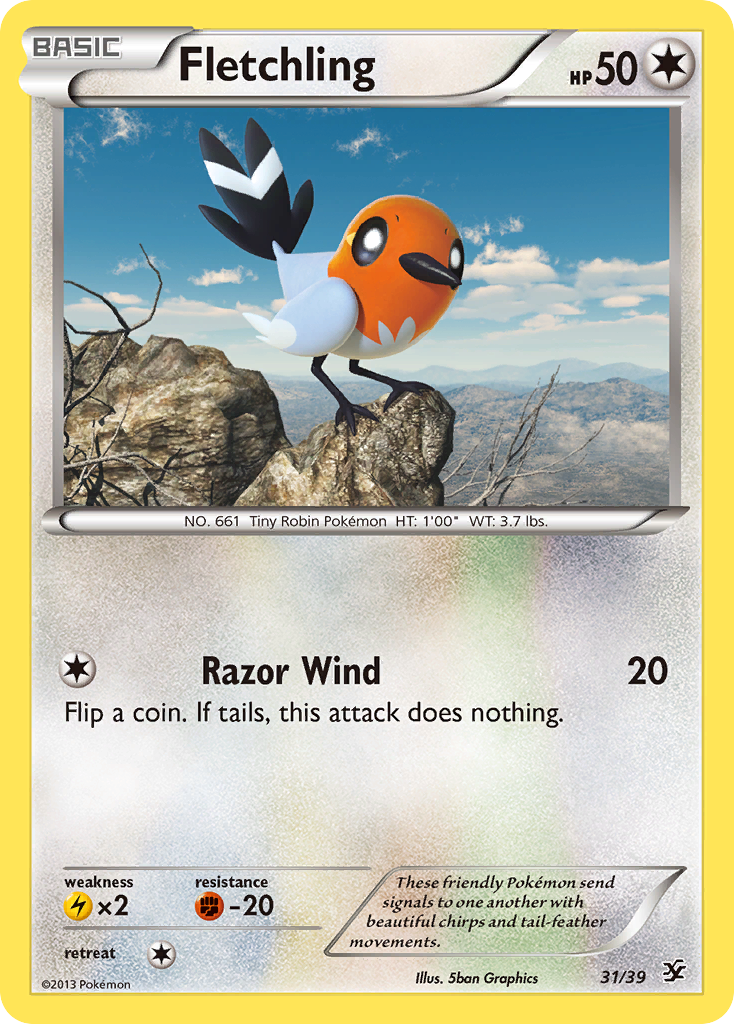 Kalos Starter Set Fletchling #31