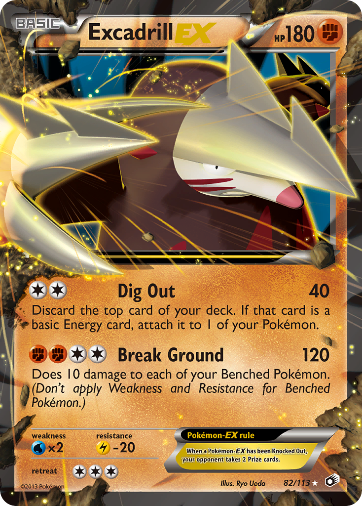 Legendary Treasures Excadrill EX #82/113