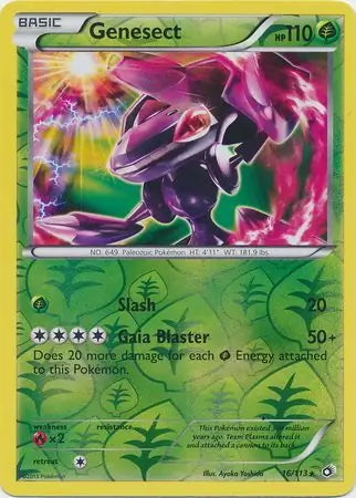 Legendary Treasures Genesect #16/113 reverse holo