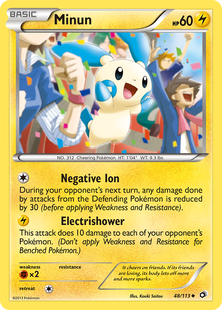 Legendary Treasures Minun #48/113