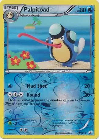 Legendary Treasures Palpitoad #41/113 reverse holo