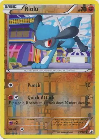 Legendary Treasures Riolu #79/113 reverse holo