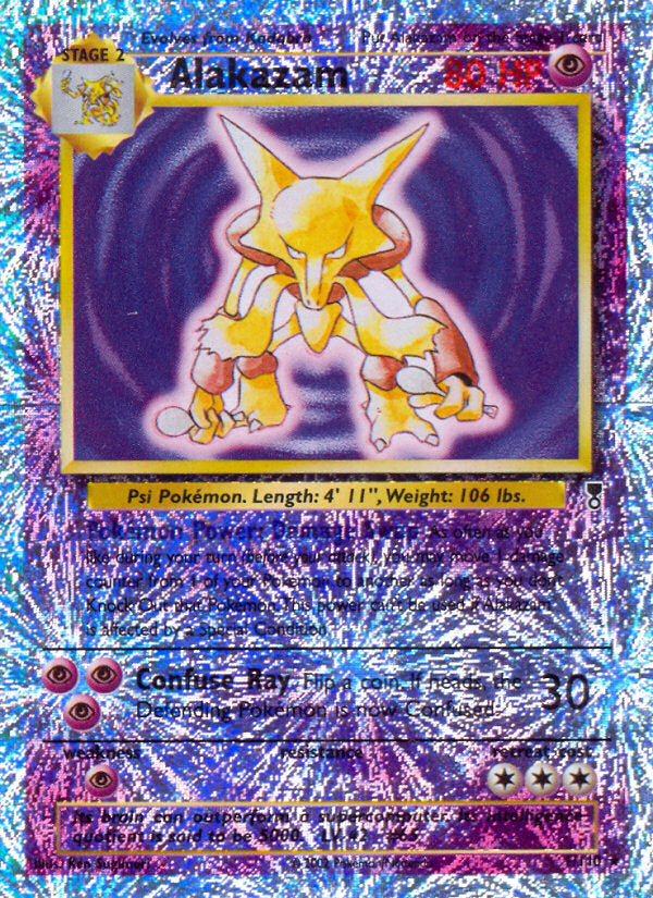 Legendary collection Alakazam #1/110 reverse holo