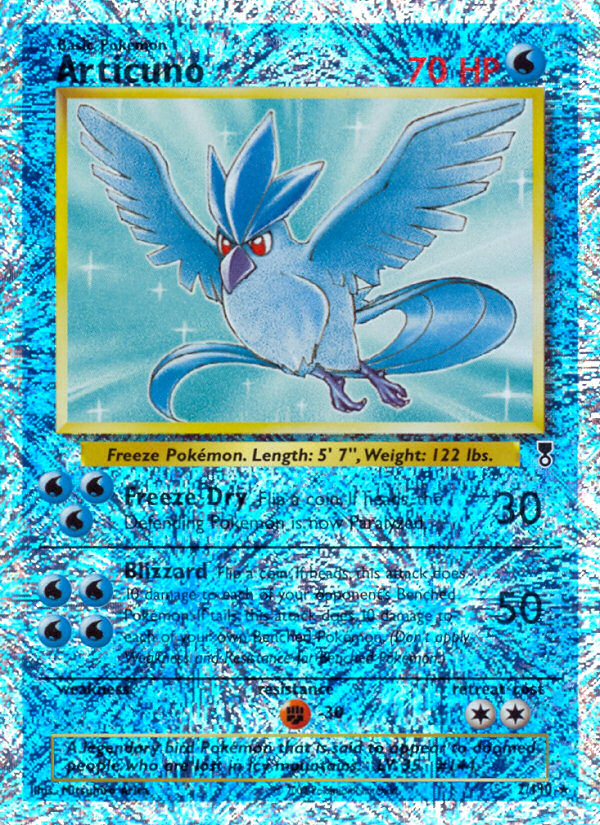 Legendary Collection Articuno #2/110 reverse holo