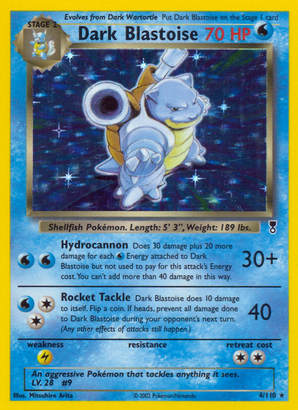 Legendary collection Dark Blastoise #4/110