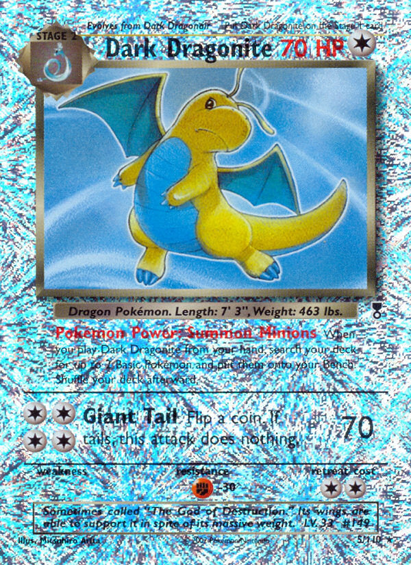 Legendary collection Dark Dragonite #5/110 reverse holo