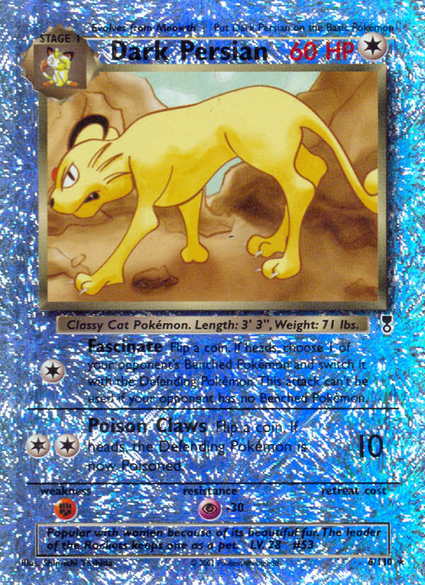 Legendary collection Dark Persian #6/110 reverse holo