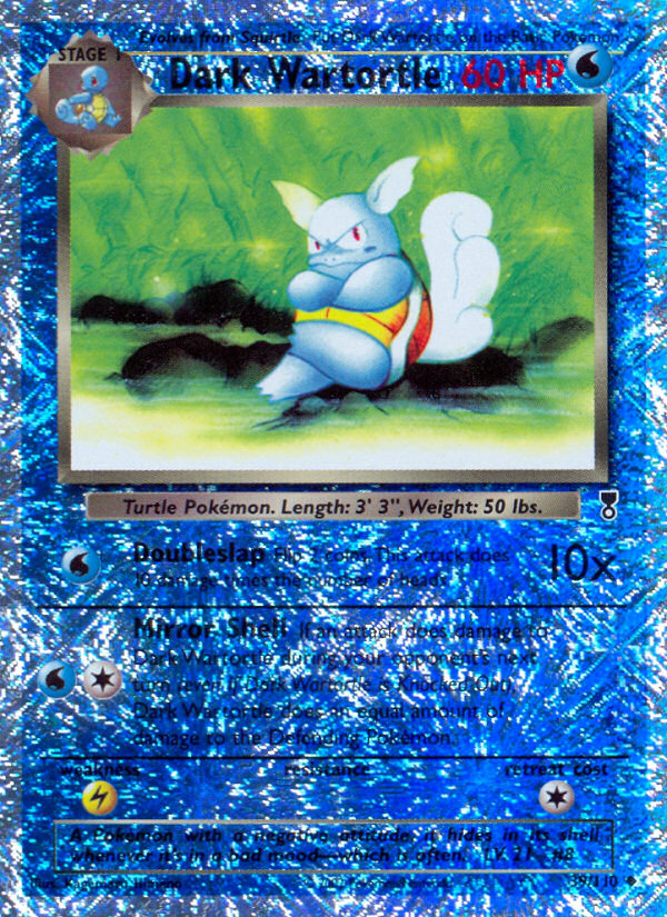 Legendary collection Dark Wartortle #39/110 reverse holo