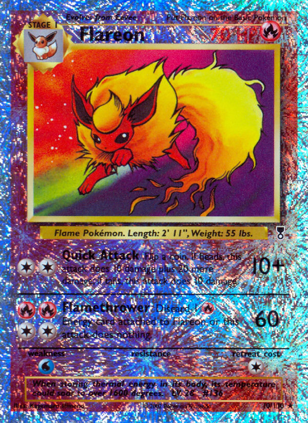Legendary collection Flareon #10/110 reverse holo
