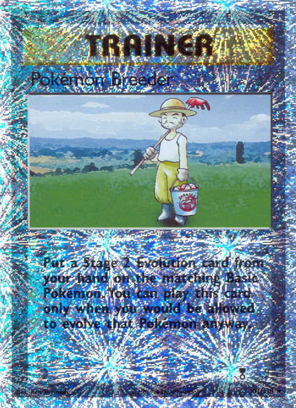 pokemon breeder card full art Breeder's Nurturing Listed cards may have imperfections. Legendary Collection Pokmon Breeder #102/110