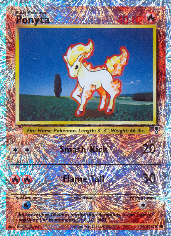Legendary collection Ponyta #87/110 reverse holo
