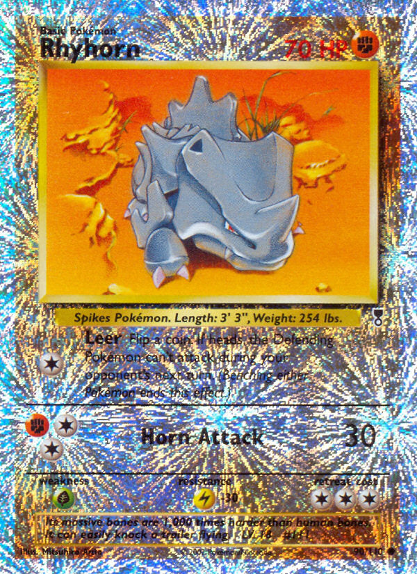 Legendary collection Rhyhorn #90/110 reverse holo
