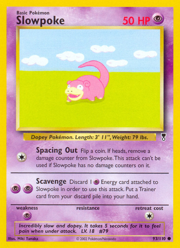 Legendary collection Slowpoke #93/110