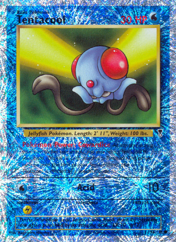 Legendary collection Tentacool #96/110 reverse holo