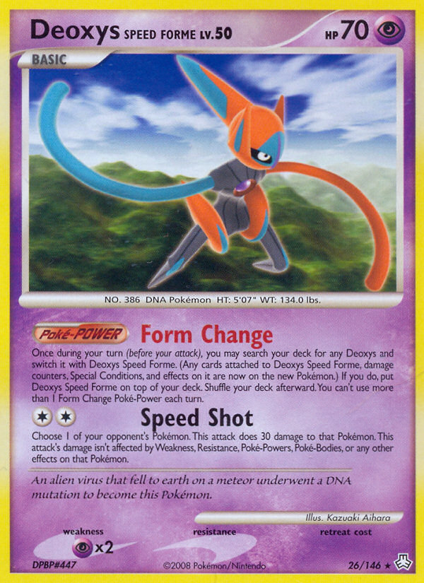 Legends Awakened Deoxys Speed Forme #26/146