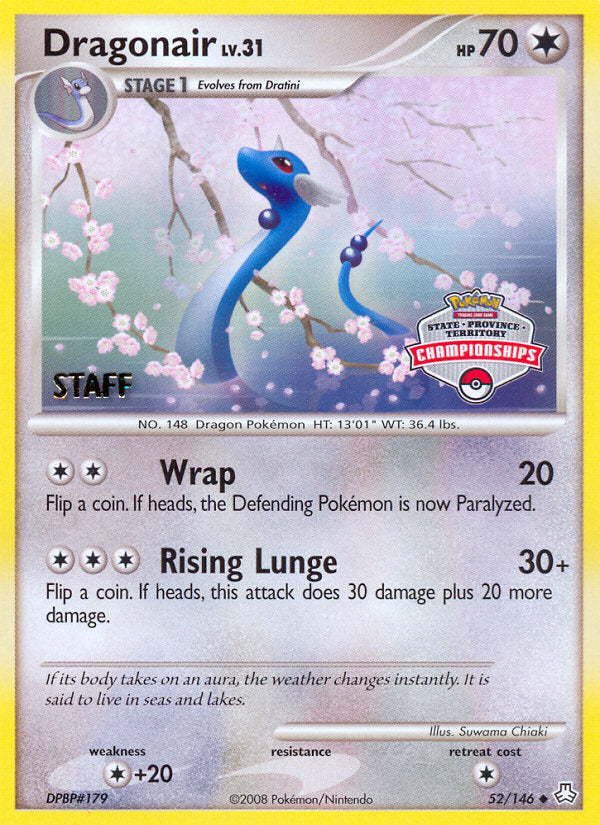 Legends Awakened Dragonair #52 Championships Staff Promo