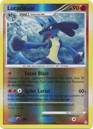 Legends Awakened Lucario #61/146 reverse holo