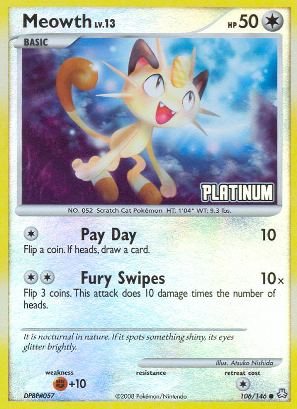 Legends Awakened Meowth #106 Promo