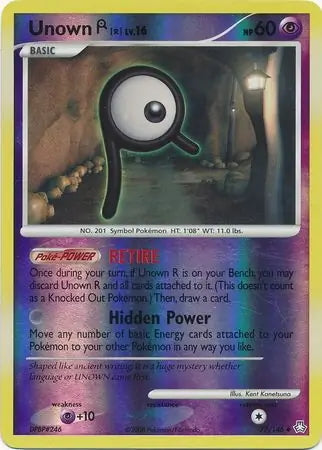 Legends Awakened Unown R #77/146 reverse holo